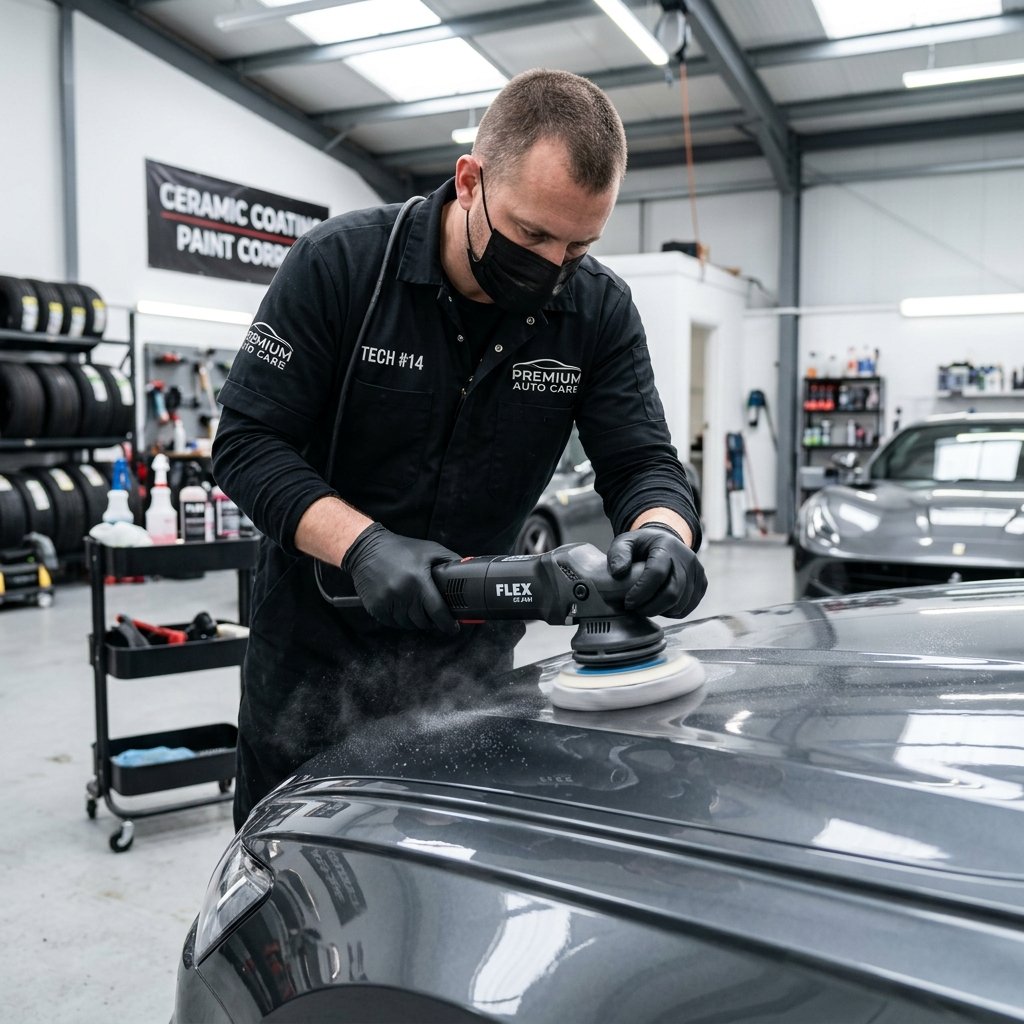 Polishing Car